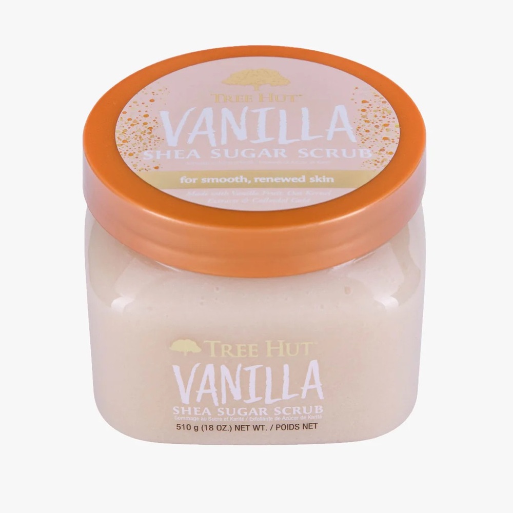Tree Hut Vanilla Shea Sugar Body Scrub With Natural Oils 510 g Size New Product